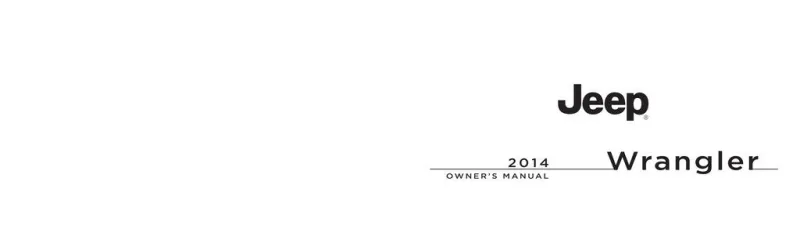 2014 Jeep Wrangler owners manual