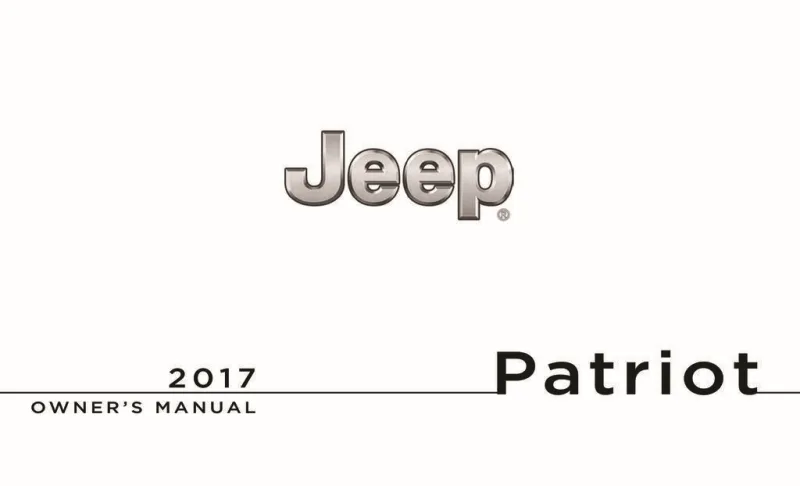 2017 Jeep Patriot owners manual