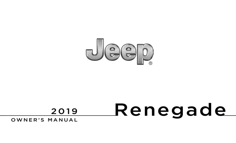 2019 Jeep Renegade owners manual