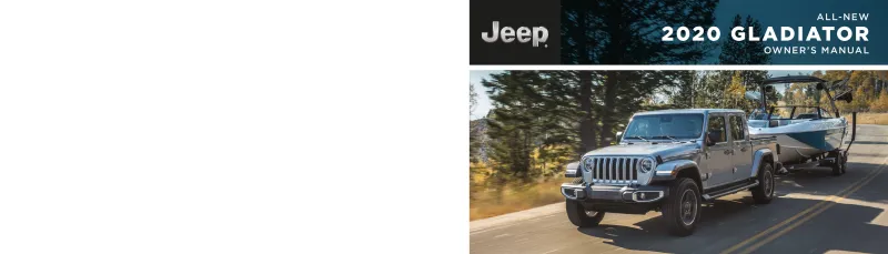 2020 Jeep Gladiator owners manual