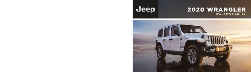 2020 Jeep Wrangler Unlimited owners manual