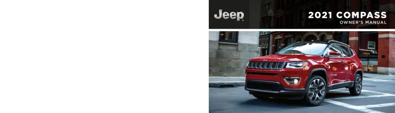 2021 Jeep Compass owners manual