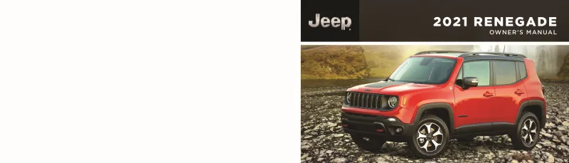 2021 Jeep Renegade owners manual