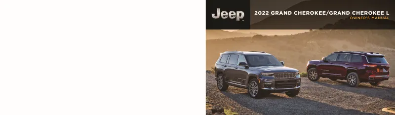 2022 Jeep Grand Cherokee owners manual