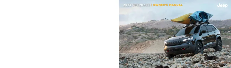 2023 Jeep Cherokee owners manual