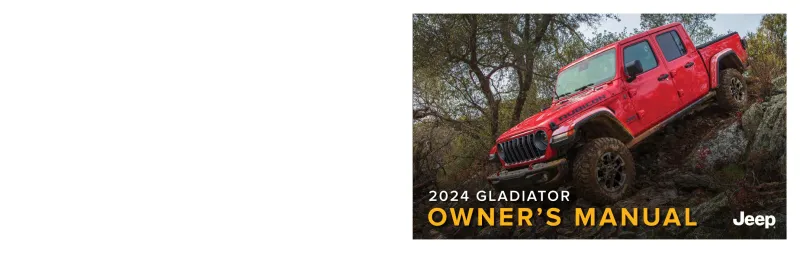 2024 Jeep Gladiator owners manual