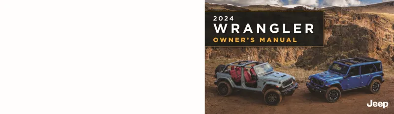 2024 Jeep Wrangler owners manual