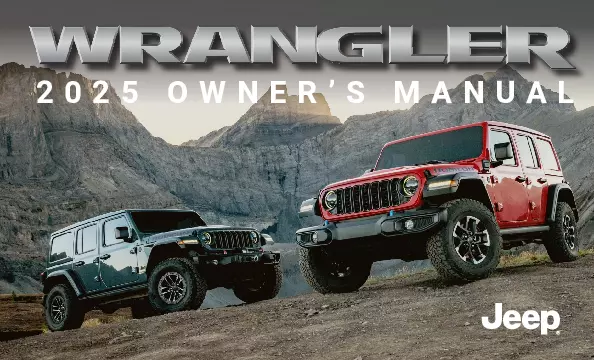 2025 Jeep Wrangler owners manual