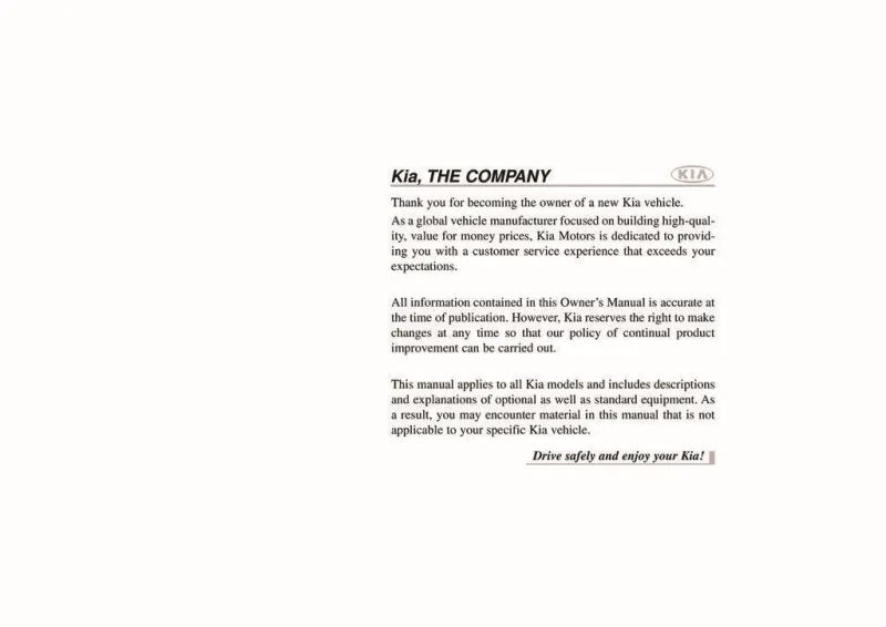 2014 Kia Sorento owners manual