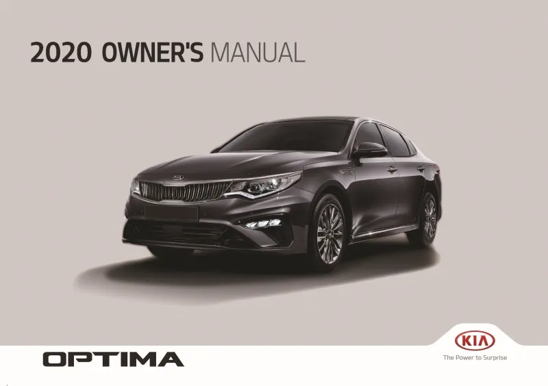 2020 Kia Optima owners manual