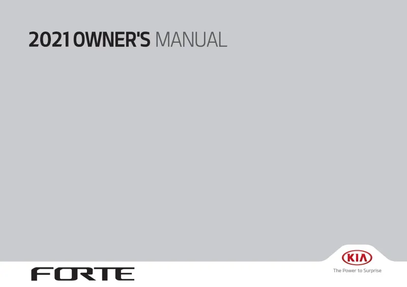 2021 Kia Forte owners manual