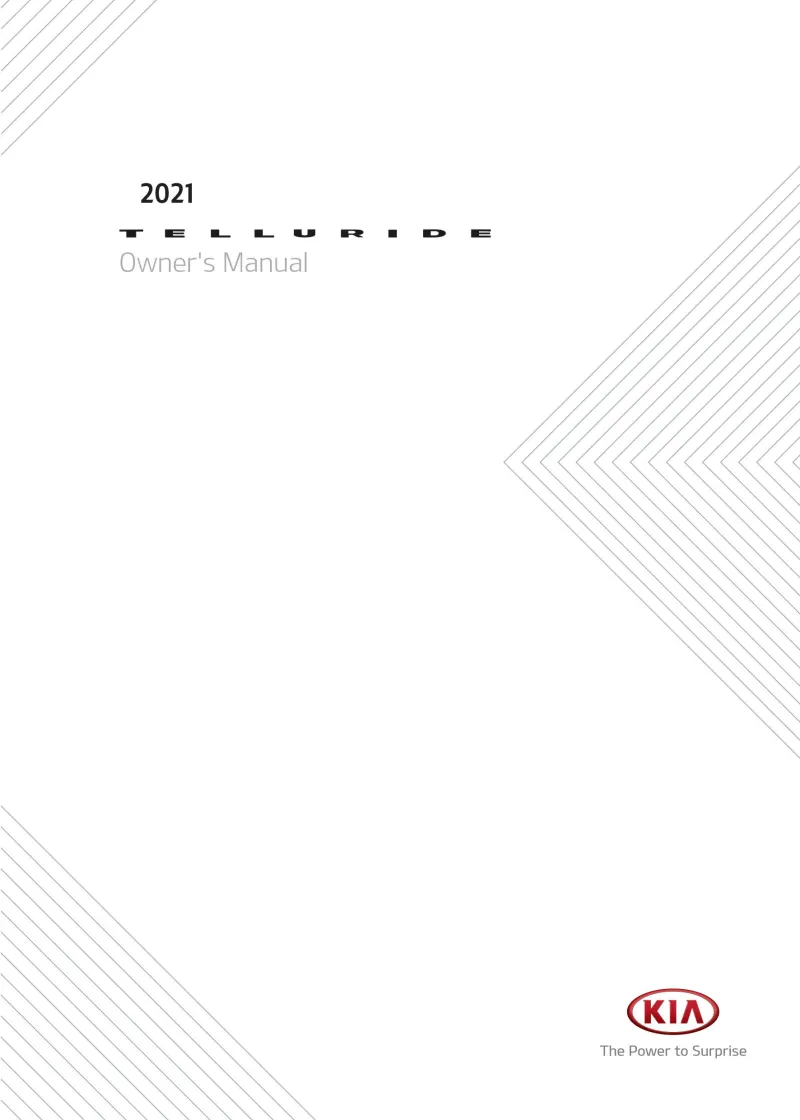 2021 Kia Telluride owners manual