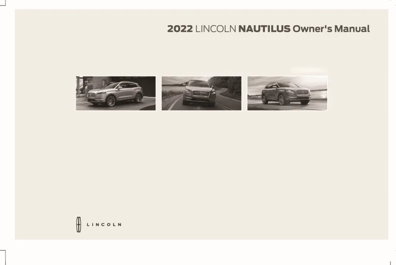 2022 Lincoln Nautilus owners manual