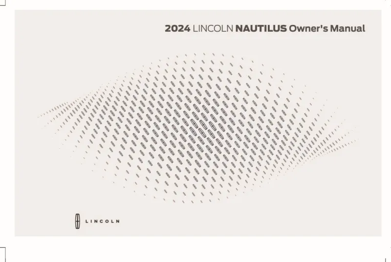 2024 Lincoln Nautilus owners manual