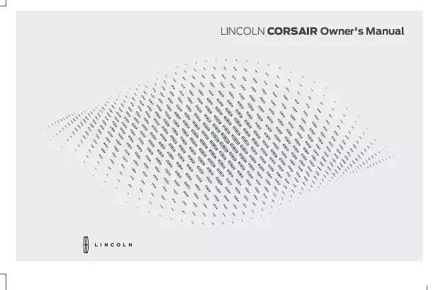 2025 Lincoln Corsair owners manual