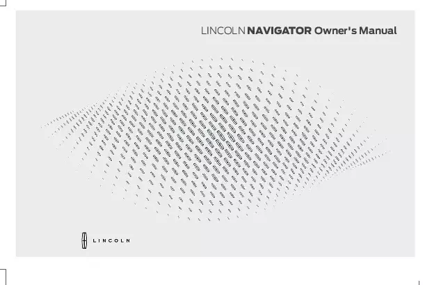 2025 Lincoln Navigator owners manual