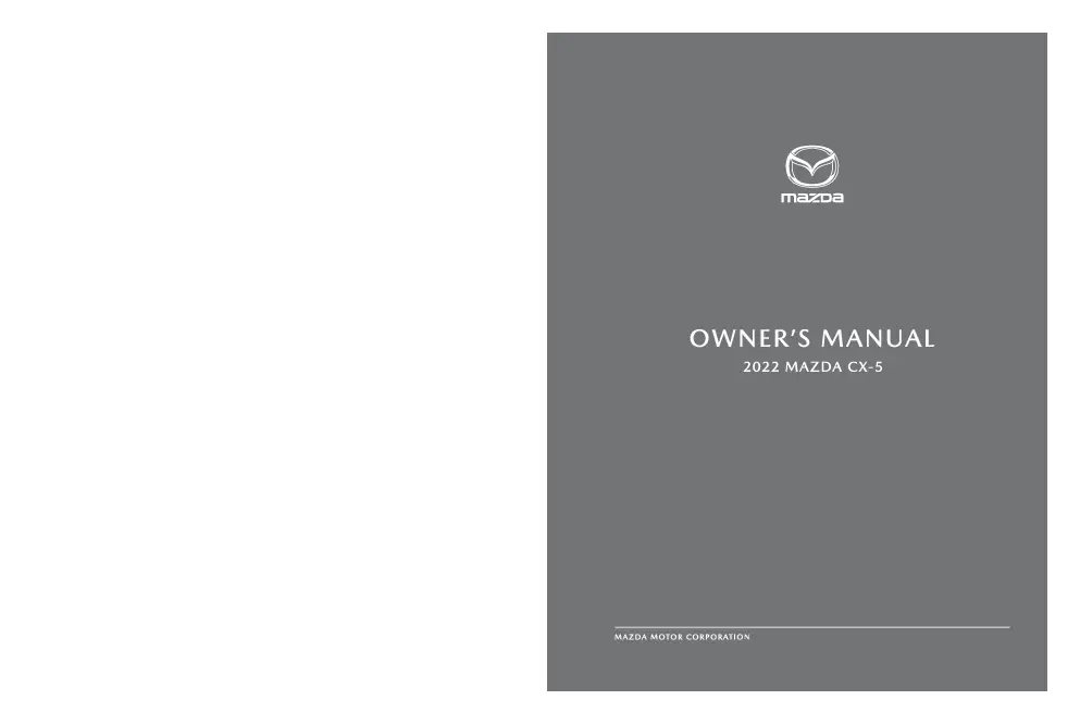 2022 Mazda Cx5 owners manual