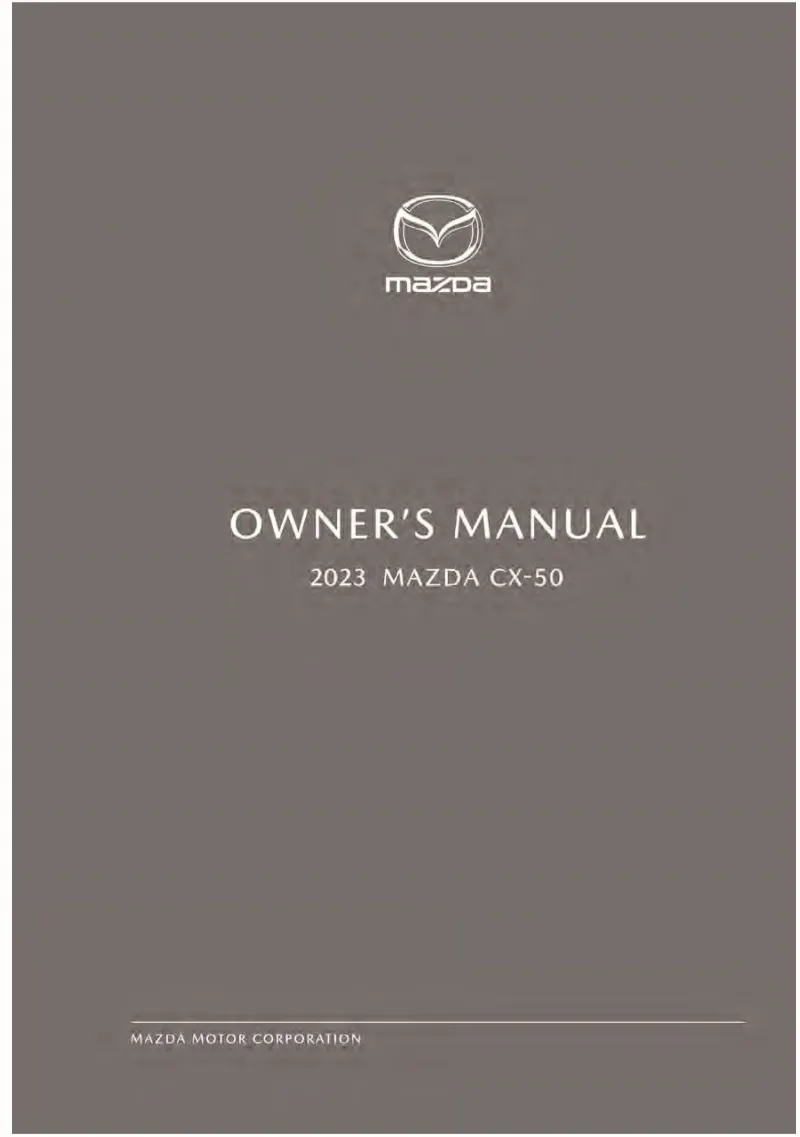 2023 Mazda CX 50 owners manual
