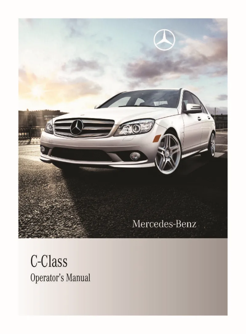 2010 Mercedes-Benz C Class owners manual