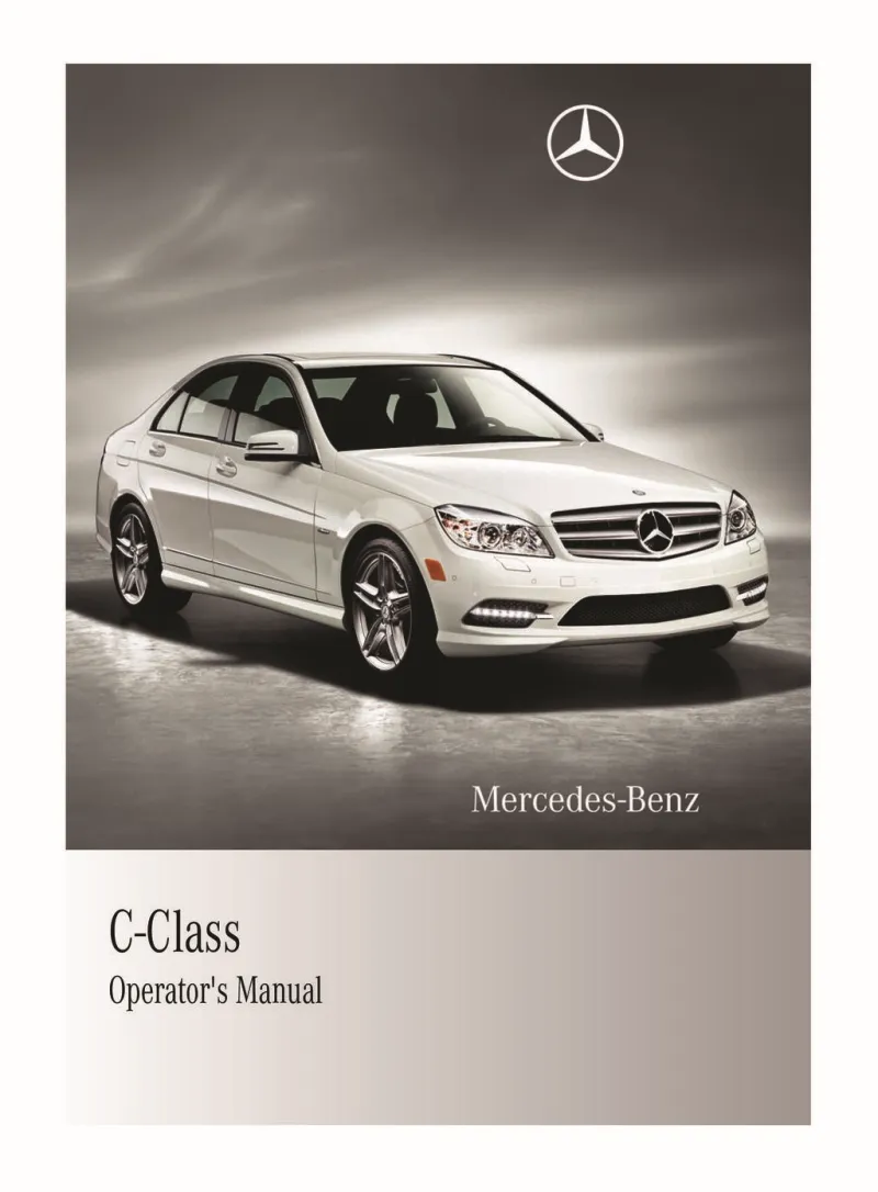 2011 Mercedes-Benz C Class owners manual