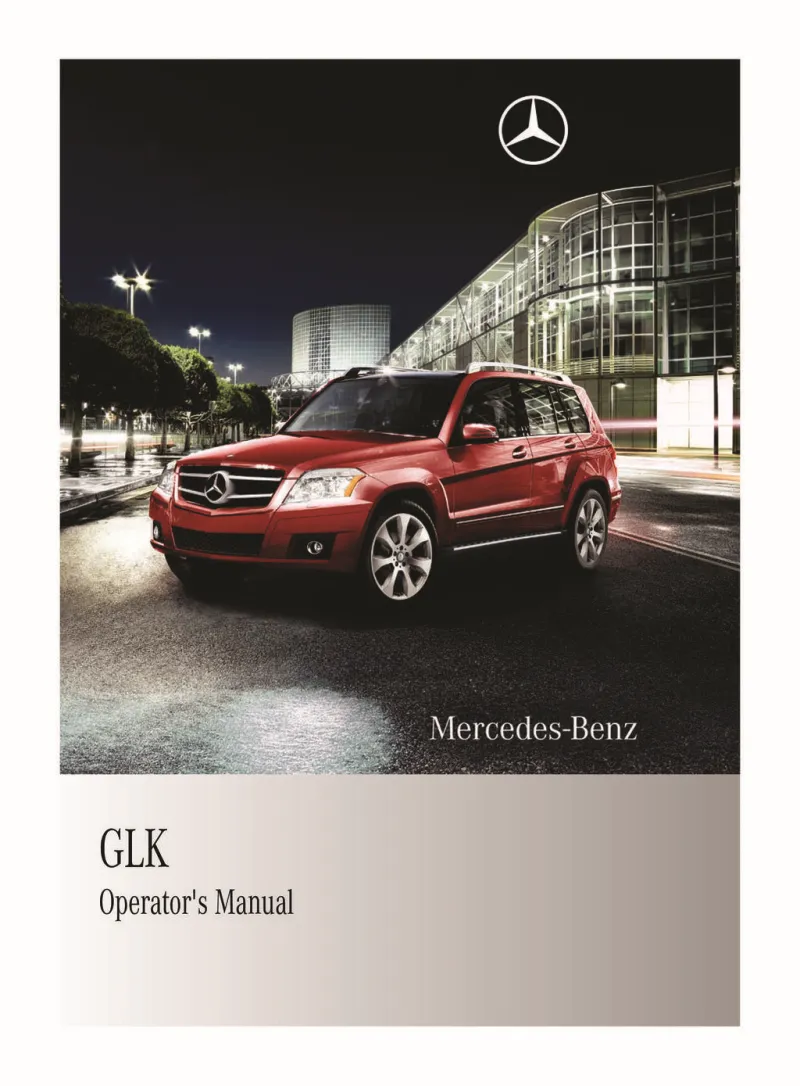 2011 Mercedes-Benz GLK Class owners manual