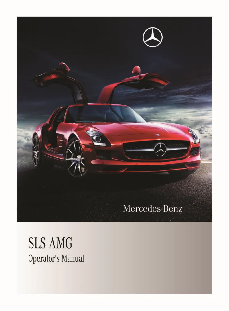 2011 Mercedes-Benz SLS AMG owners manual