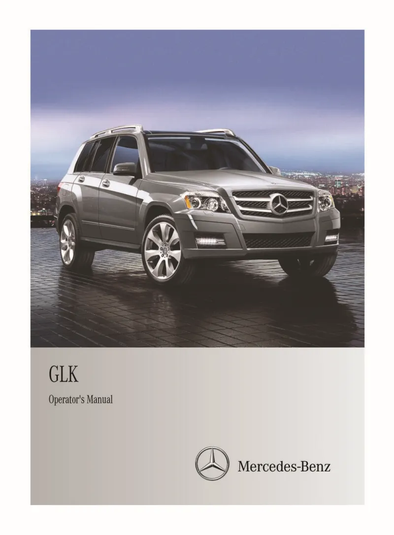 2012 Mercedes-Benz GLK Class owners manual