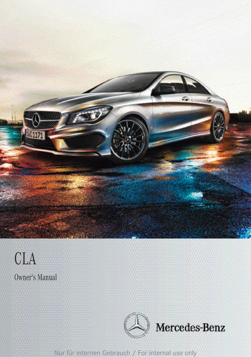 2013 Mercedes-Benz CLA owners manual