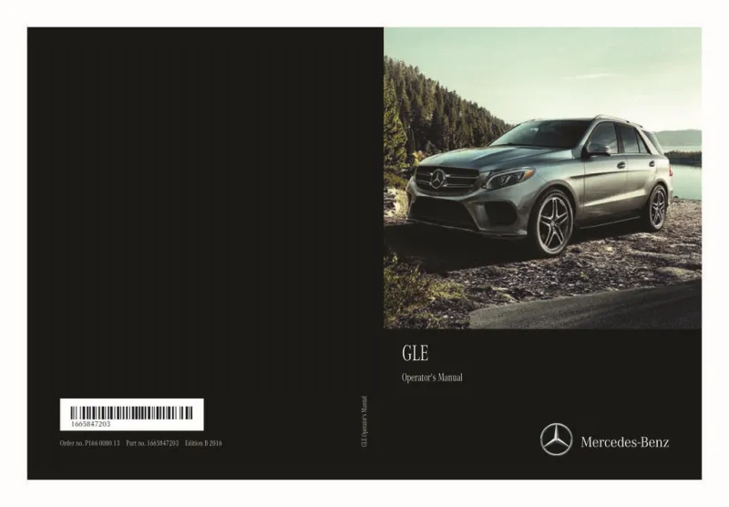 2016 Mercedes-Benz GLE owners manual