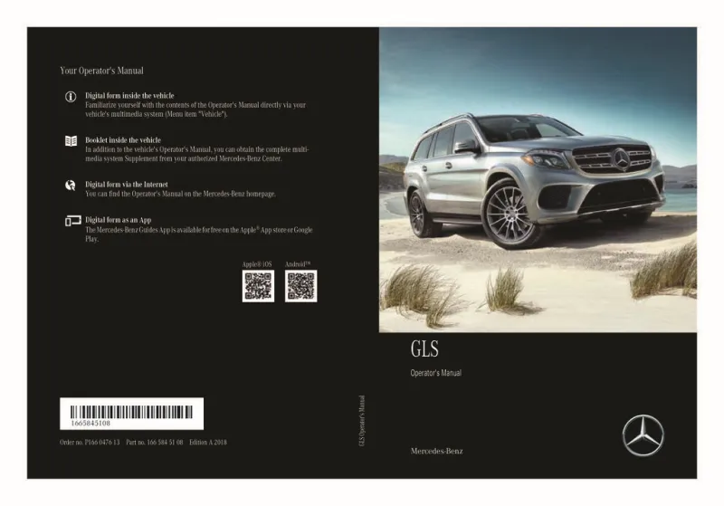 2018 Mercedes-Benz GLS owners manual