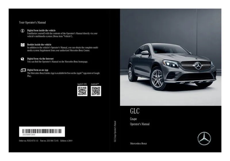 2019 Mercedes-Benz GLC owners manual