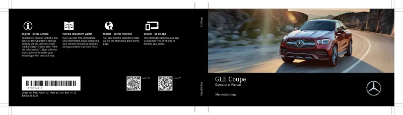 2021 Mercedes-Benz GLE Coupe owners manual