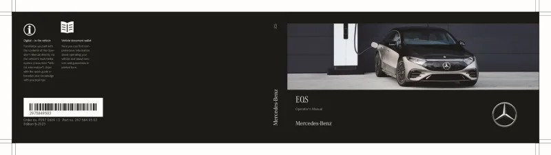 2023 Mercedes-Benz EQS owners manual