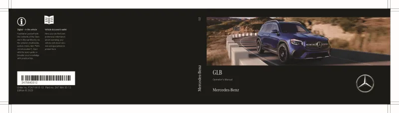 2023 Mercedes-Benz GLB owners manual