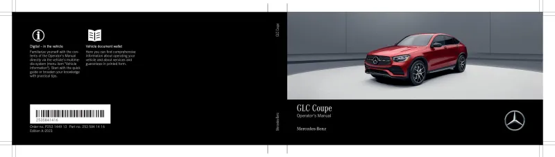2023 Mercedes-Benz GLC Coupe owners manual