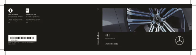 2024 Mercedes-Benz GLE owners manual