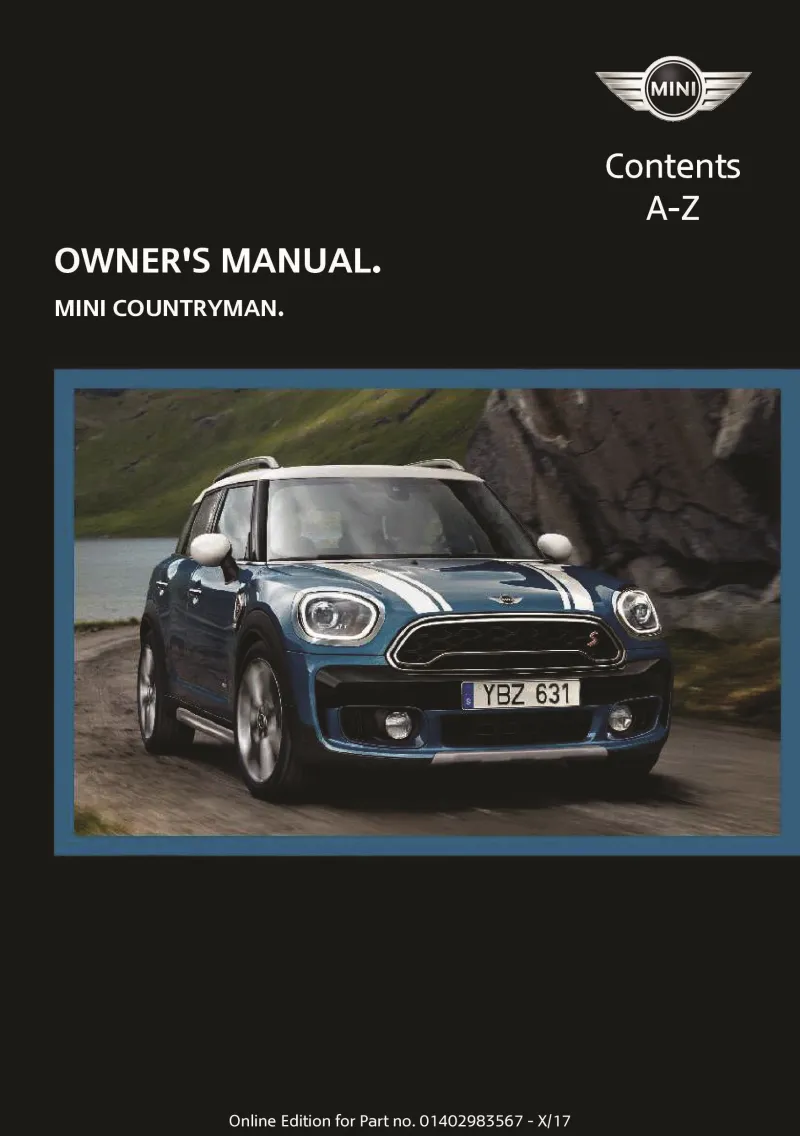 2018 Mini Countryman owners manual
