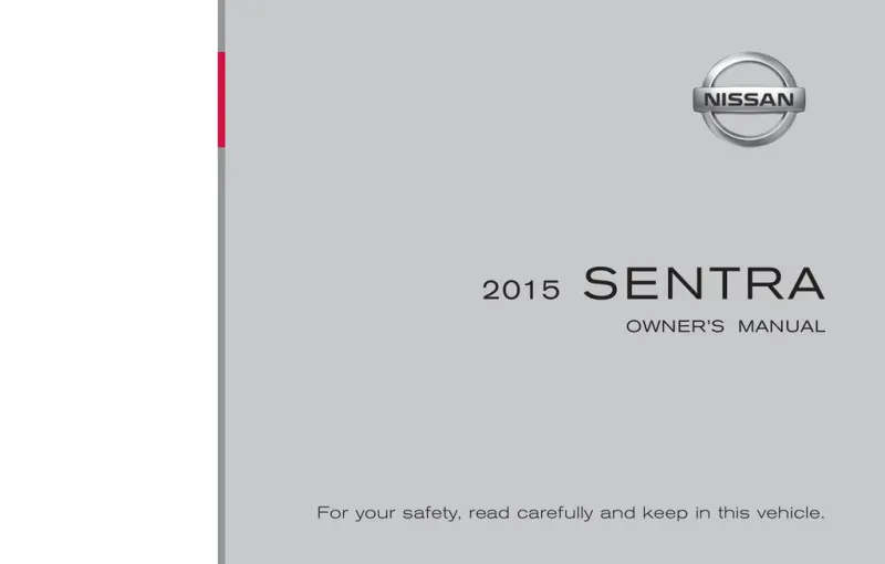 2015 Nissan Sentra owners manual