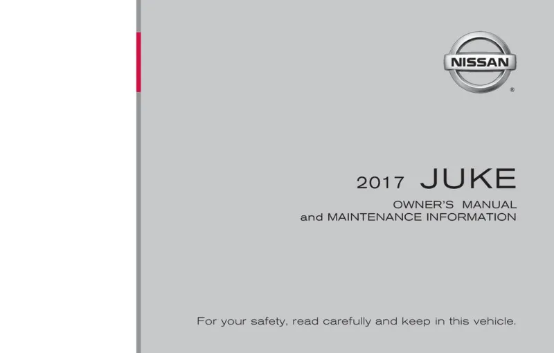 2017 Nissan Juke owners manual