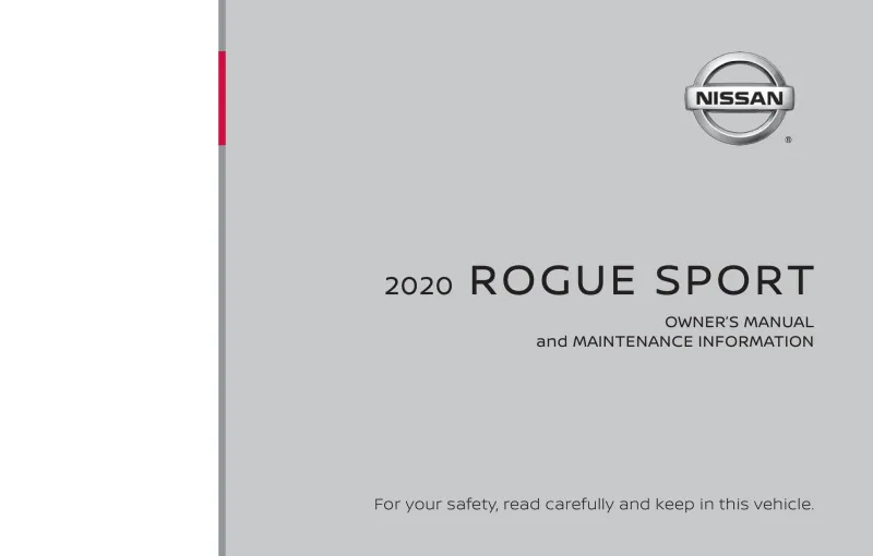 2020 Nissan Rogue Sport owners manual