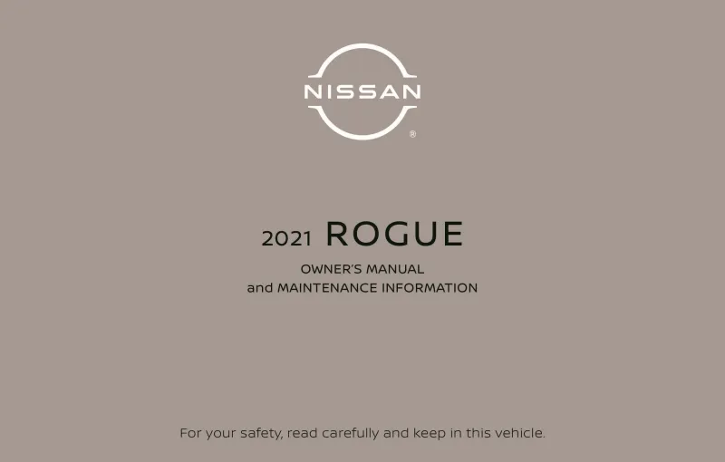 2021 Nissan Rogue owners manual