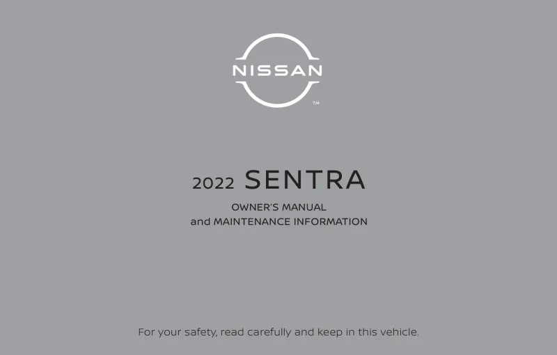 2022 Nissan Sentra owners manual