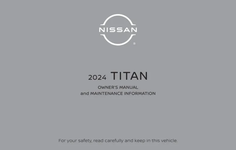 2024 Nissan Titan owners manual