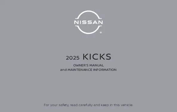 2025 Nissan Kicks owners manual