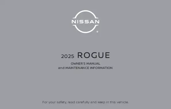 2025 Nissan Rogue owners manual