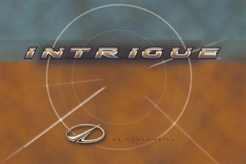 2000 Oldsmobile Intrigue owners manual