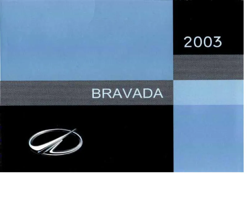 2003 Oldsmobile Bravada owners manual