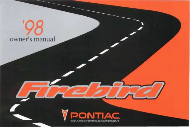1998 Pontiac Firebird owners manual