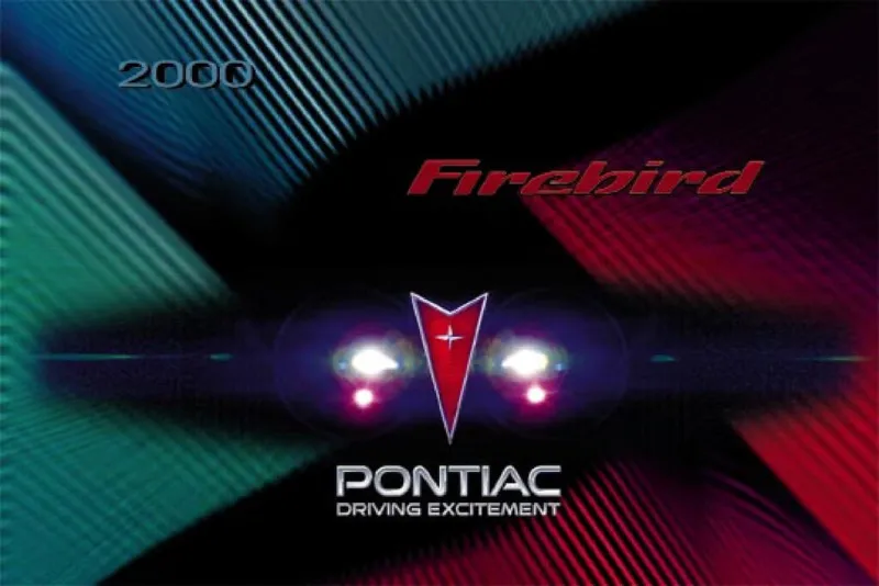 2000 Pontiac Firebird owners manual