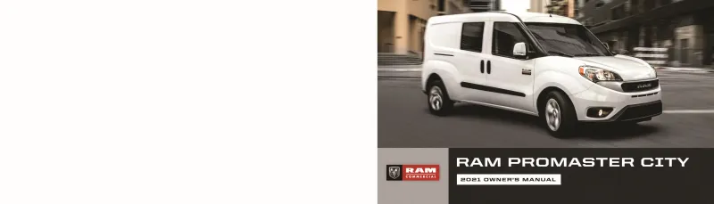 2021 RAM Promaster City owners manual